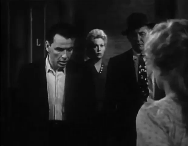 The film noir movie's tragic final image: a balcony, a fall, and Frankie left to carry on