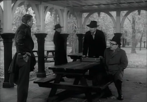 Tower Grove Park: the meeting place early in the film