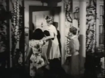 First interior shot of the Rutherford beach house, introducing the troupe to the rooms