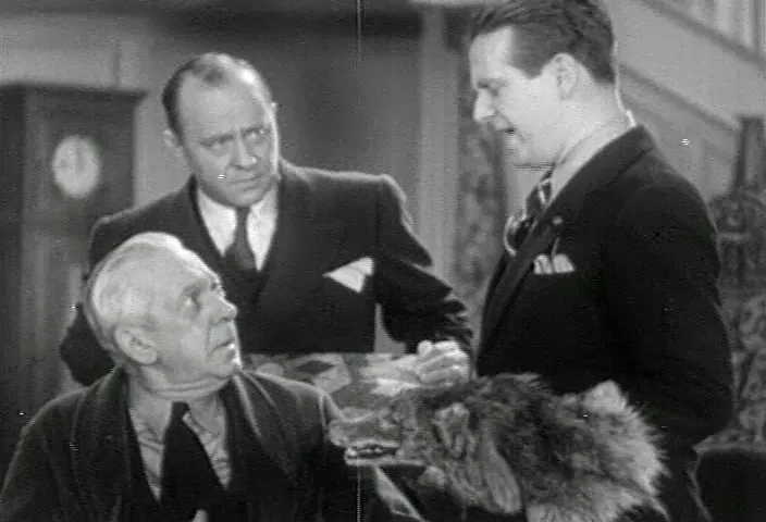 The dog's head found in Jamieson's things—an incriminating prop