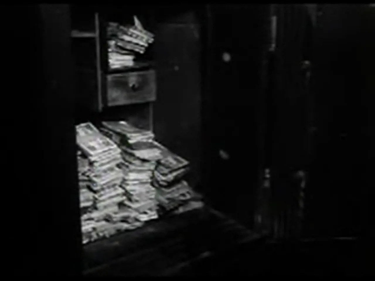 The case containing the million dollars discovered in the office safe