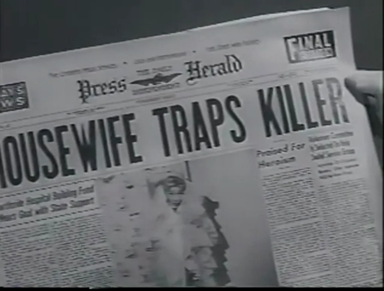 Closing images and the film noir movie’s final domestic turn.