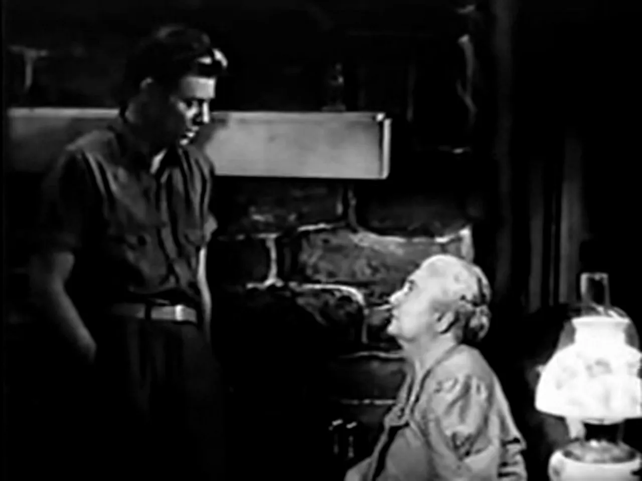 Maggie urges Johnny towards honesty — a moment that defines the film noir movie's moral core