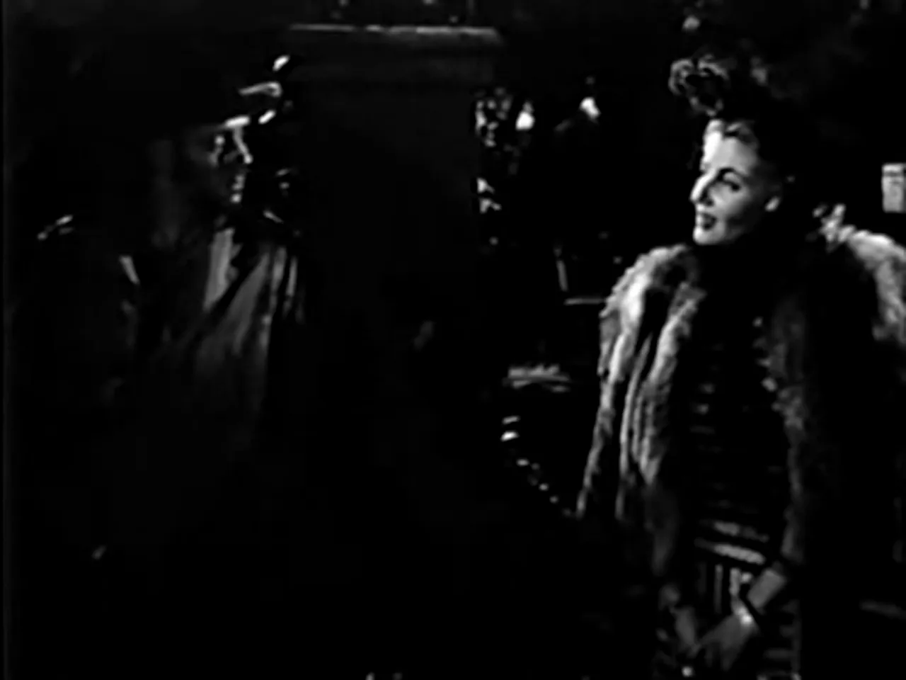 Johnny Coulter steps off the bus and into the diner, a pivotal moment in the film noir movie