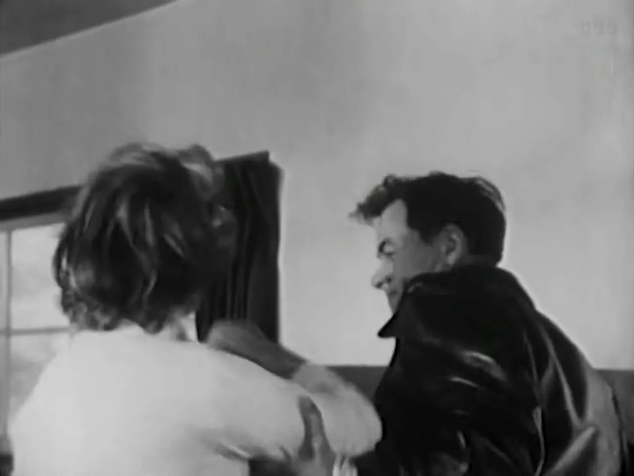 The moment of confrontation in the diner; Frank and Connie cross paths