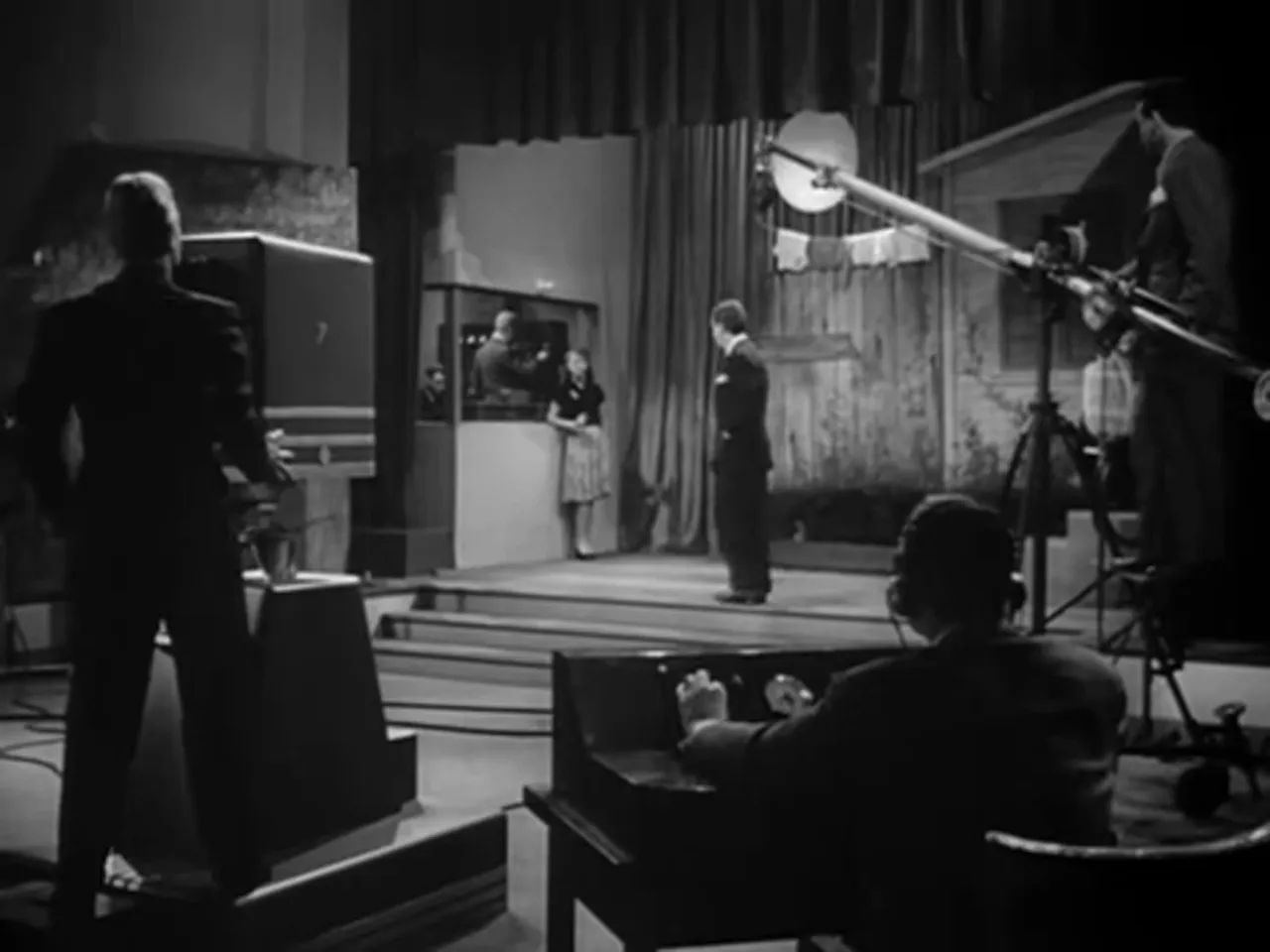 On‑air idents: television experimental station WXK in action
