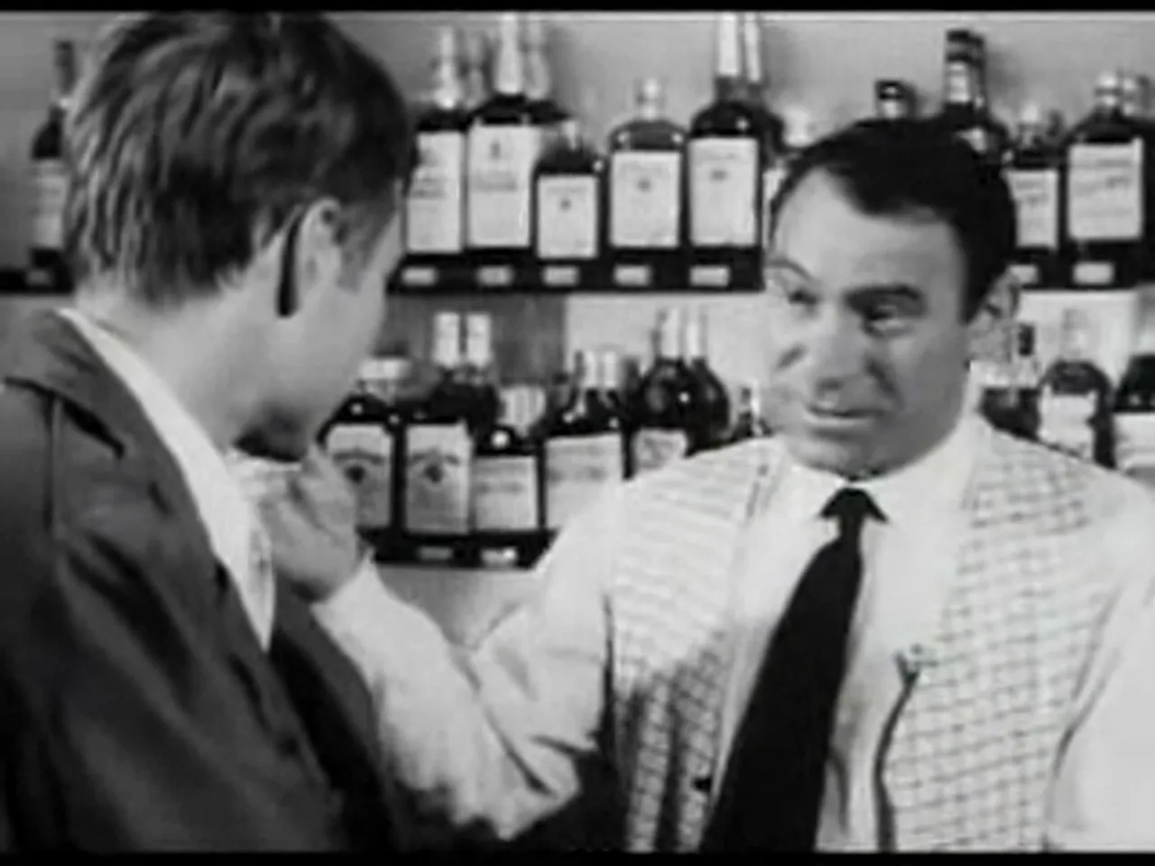 Harry March arrives to hear the plan in the bar
