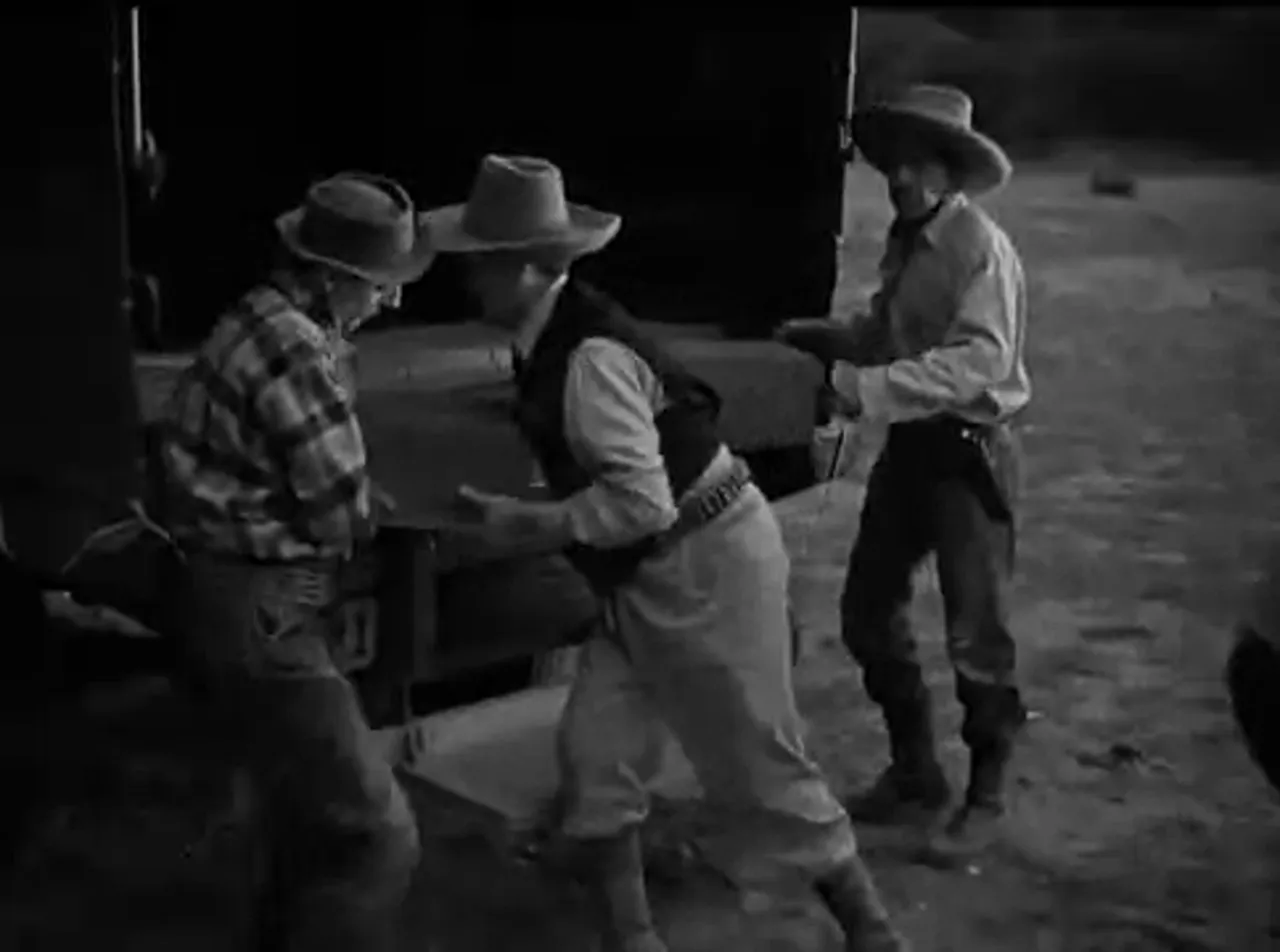 Shipment scene: crates moving, hinting at the smuggling operation
