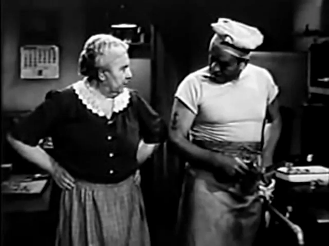 Maggie Dillon at the diner counter — the center of the film noir movie's social world