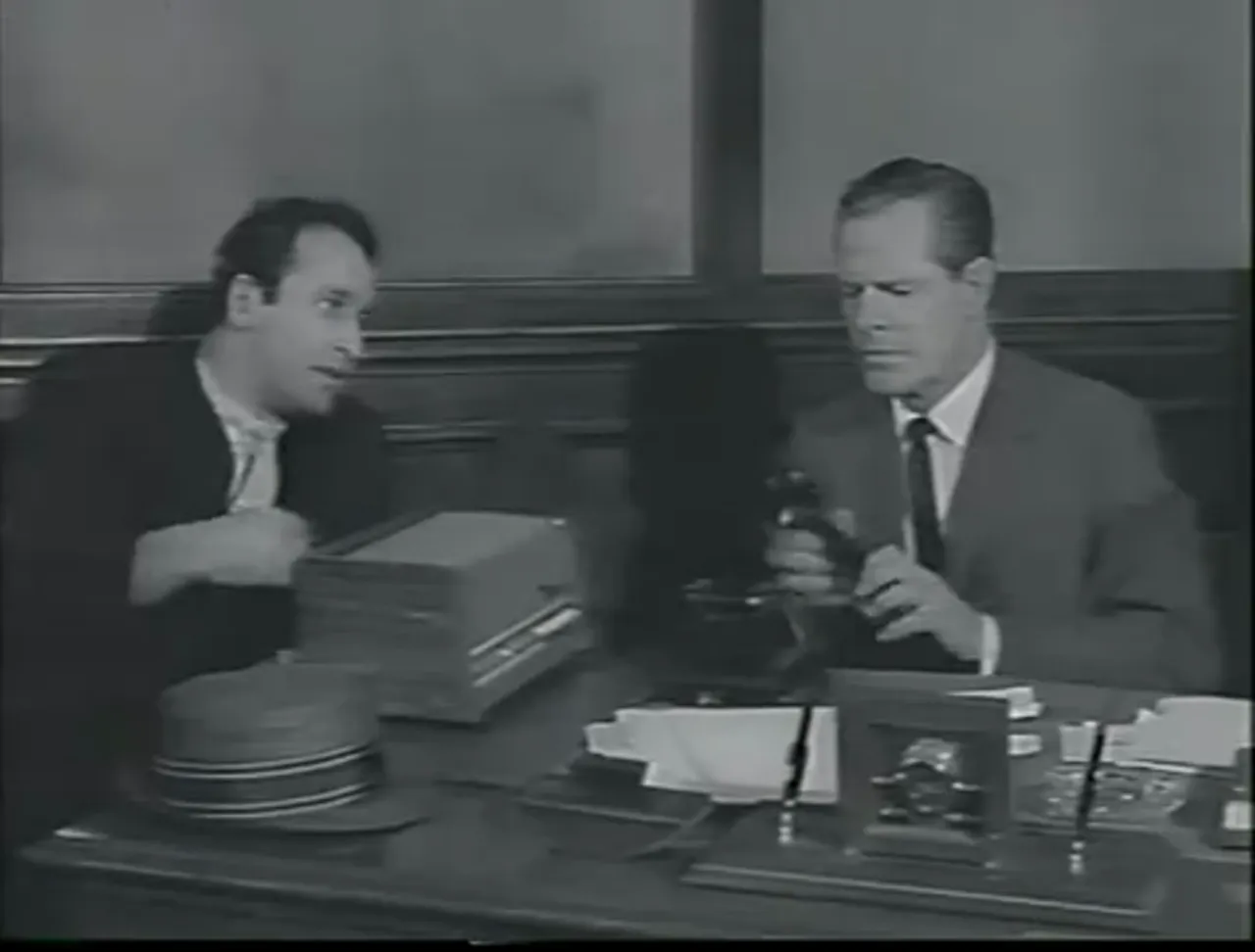 Tense phone exchanges: in a film noir movie, every call brings a verdict.